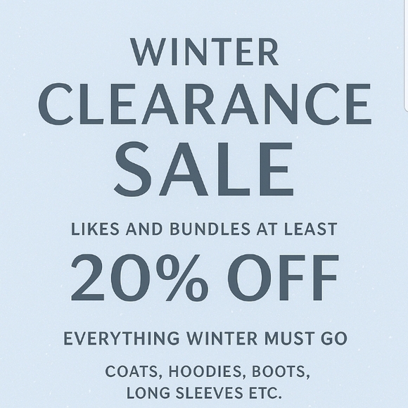 Jackets & Blazers - Winter Clearance Sale Poster